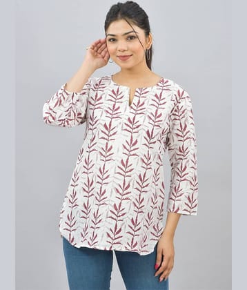 QuaClo Women's Cotton Tunic ( Maroon )