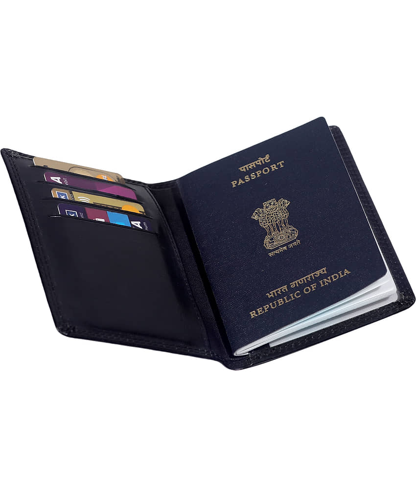 DUO DUFFEL P.U. Black Passport Holder