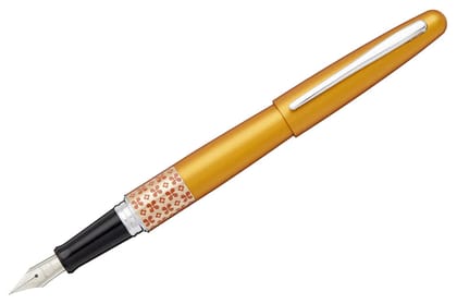 Pilot MR3 Metropolitan Retro Pop Fountain Pen-Metallic Orange