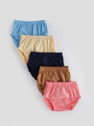 Comfortable Bloomers (Panties) Combo for Girls- 5PCS-L