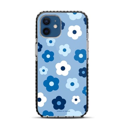 Blue Floral Dream 2.0 iPhone 12 Stride Phone Case-Stride