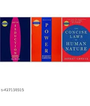 ( Pack Of 3 ) Concise Art Of Seduction + Concise 48 Laws Of + The Concise Laws Of Human Paperback By Robert Greene
