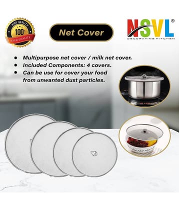 NSVL Non Coated Stainless Steel LID SET 4 PC