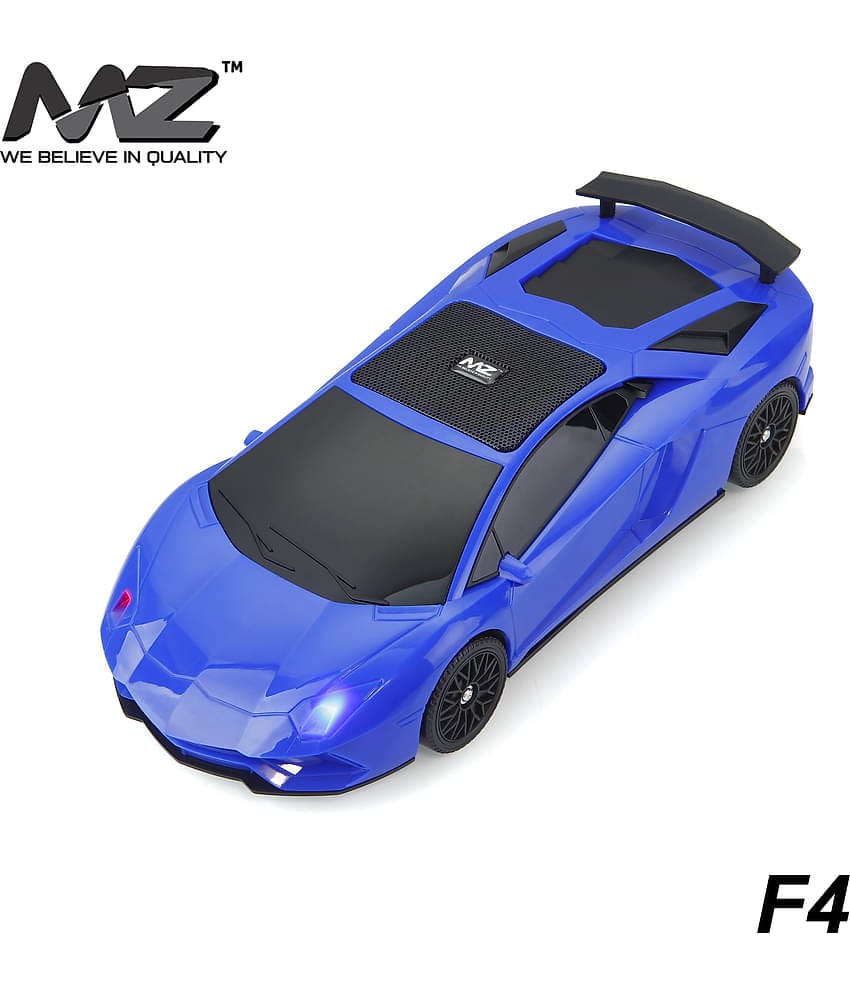 MZ F4 5 W Bluetooth Speaker Bluetooth V 5.0 with SD card Slot Playback Time 6 hrs Blue