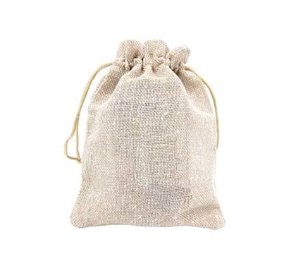 IVARIAN Drawstring Storage Potli pouches for Small Jewelries, Money, Gift Bags, Birthday, Wedding return gift (10x14 cm) Set of 100
