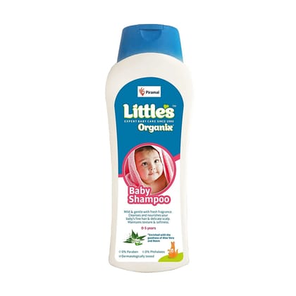 Little's Organix Baby Shampoo  Contains Organic Aloevera And Neem Extract-400gm