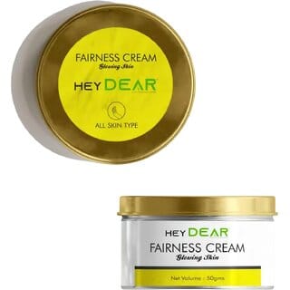 HEY DEAR Fairness Cream - Skin Brightening & Moisturizing for Glowing Skin, 50g