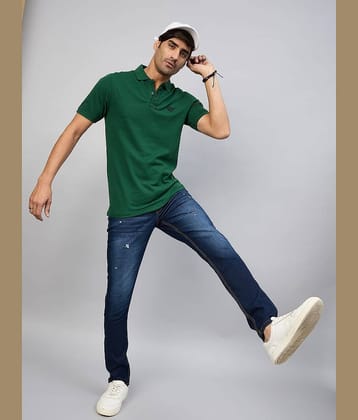 Club York Regular Fit Basic Men's Jeans - Dark Blue ( Pack of 1 )