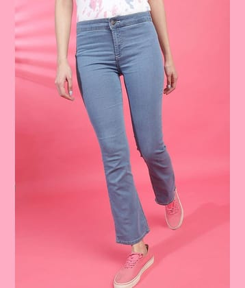 Freehand - Blue Cotton Blend Bootcut Women's Jeans ( Pack of 1 )