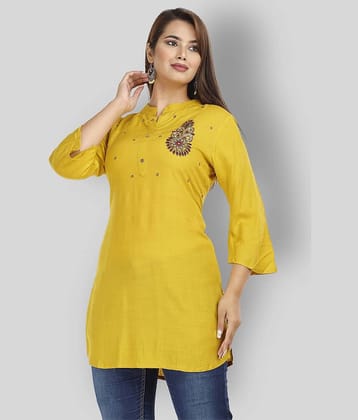 Rayon Short Kurti For Women (Pack of 1)