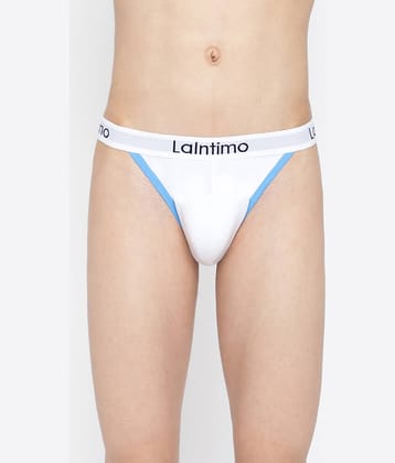 La Intimo Pack of 1 Cotton Bikini For Men's ( Black )