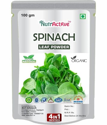 NutrActive Dry Spinach/Ready To Cook 100 gm