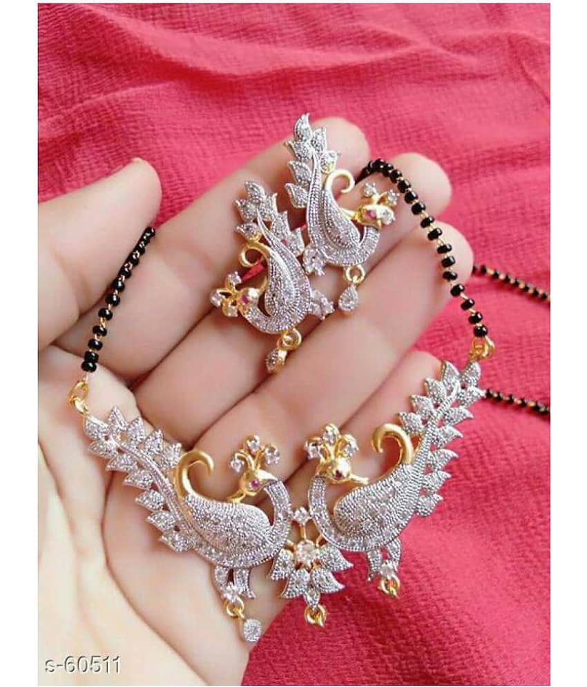 Fashion Street - Brown Mangalsutra Set ( Pack of 1 )