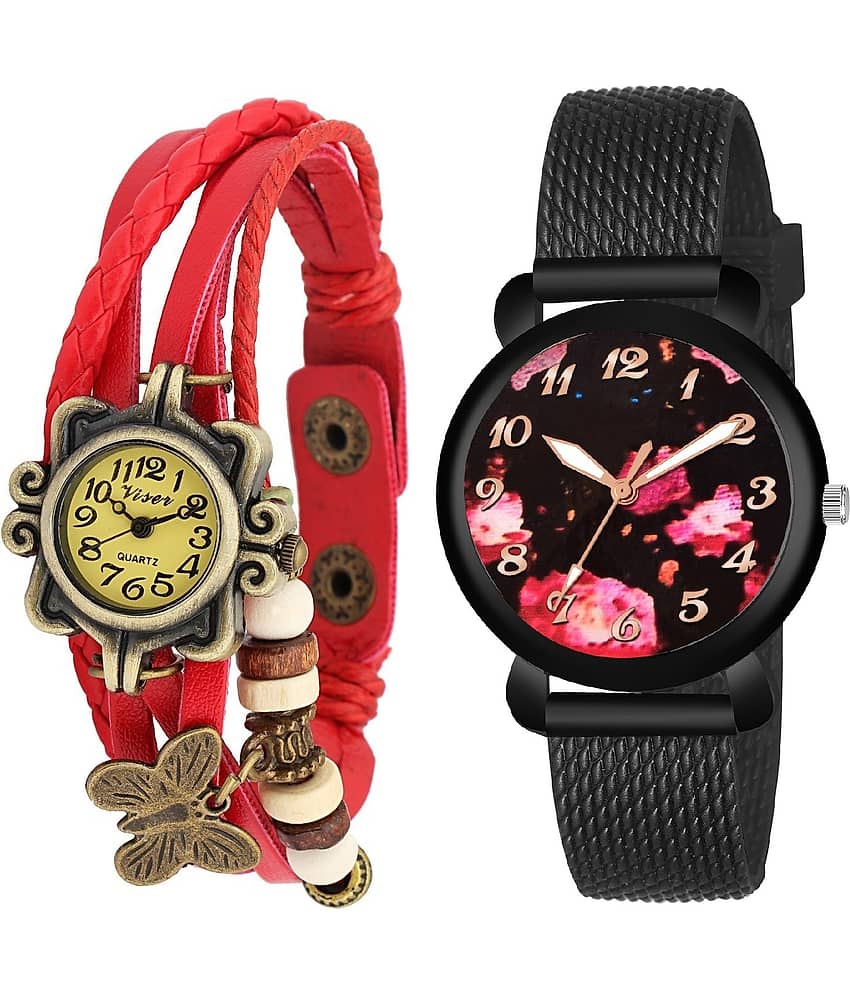 DECLASSE Multicolor Dial Analog Girls Watch ( Pack Of 2 )