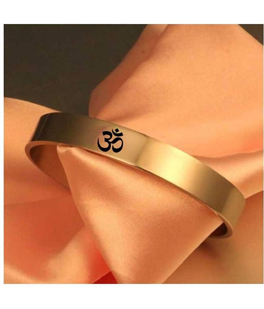 Gold Plated OM Design Kada