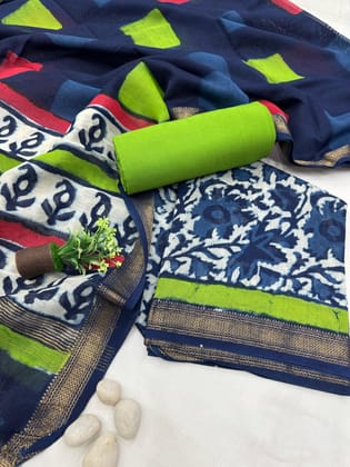 Maheshwari Silk Suit Set