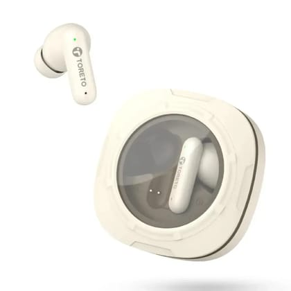 Toreto Air Bliss True Wireless Earbuds with AI ENC, 30H Playback, Low Latency