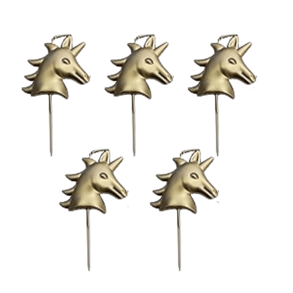 Golden Unicorn Candles - 4PC - Party and Festive Needs | Buy online on ZillyBuy