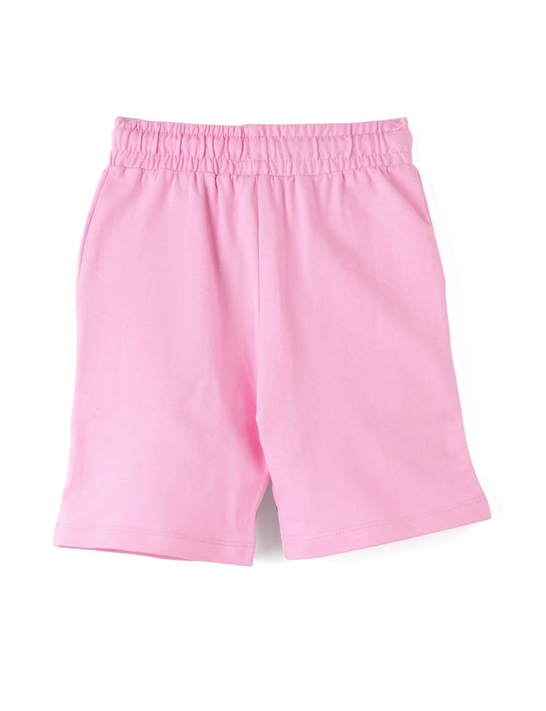 Modern Kids Girls Shorts Cotton French Terry Bon Bon Pink “Cute Dog” 2025 at ShopCircuit | ONDC