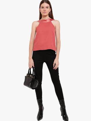 Kazo Mineral Red Regular Fit Top
