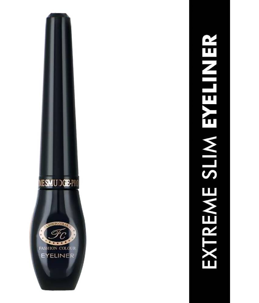 Fashion Colour - Black Matte Eye Liner Liquid ( Pack of 1 )