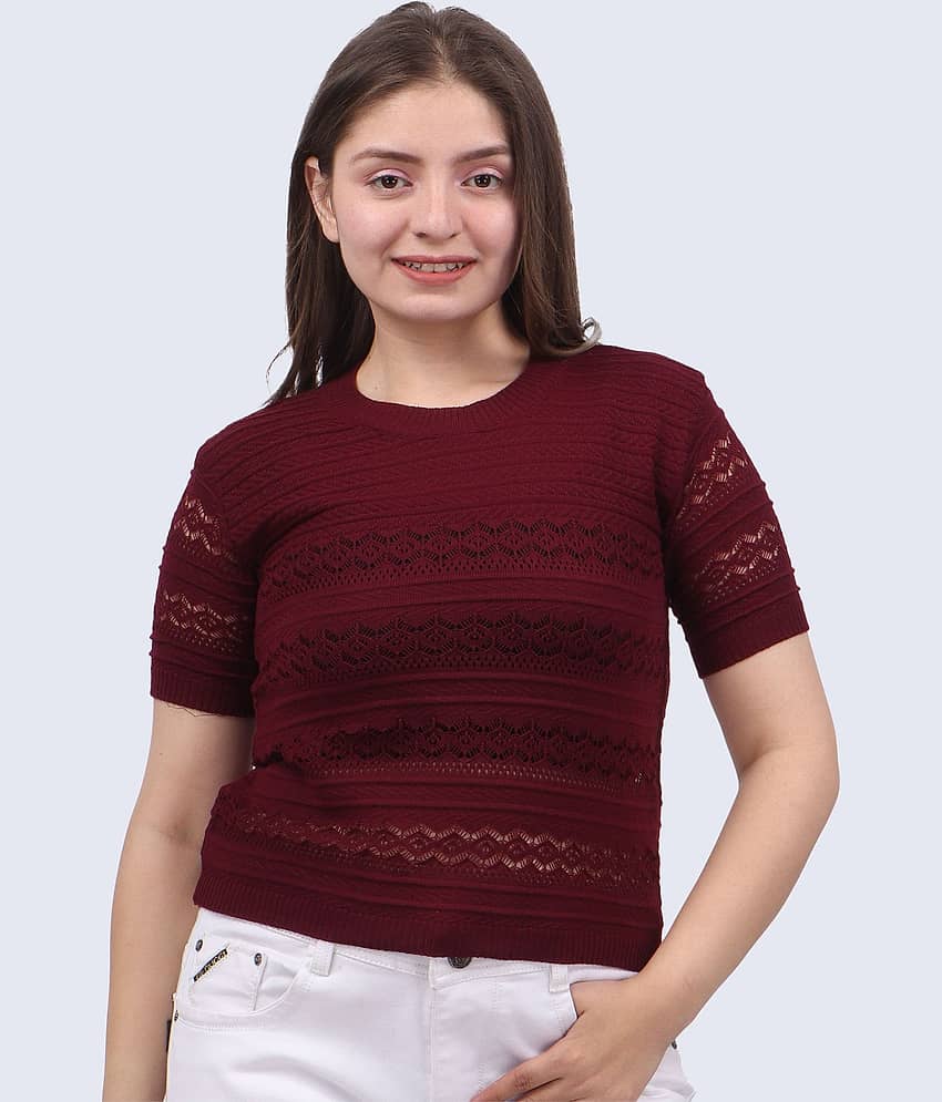 FEVERFEW Black Cotton Women's Regular Top ( Pack of 1 )