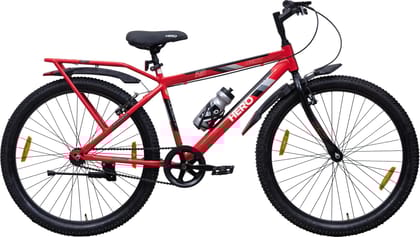 HERO Next 26 T (inch) Mountain Cycle (Single Speed, Red, Black, Rigid)