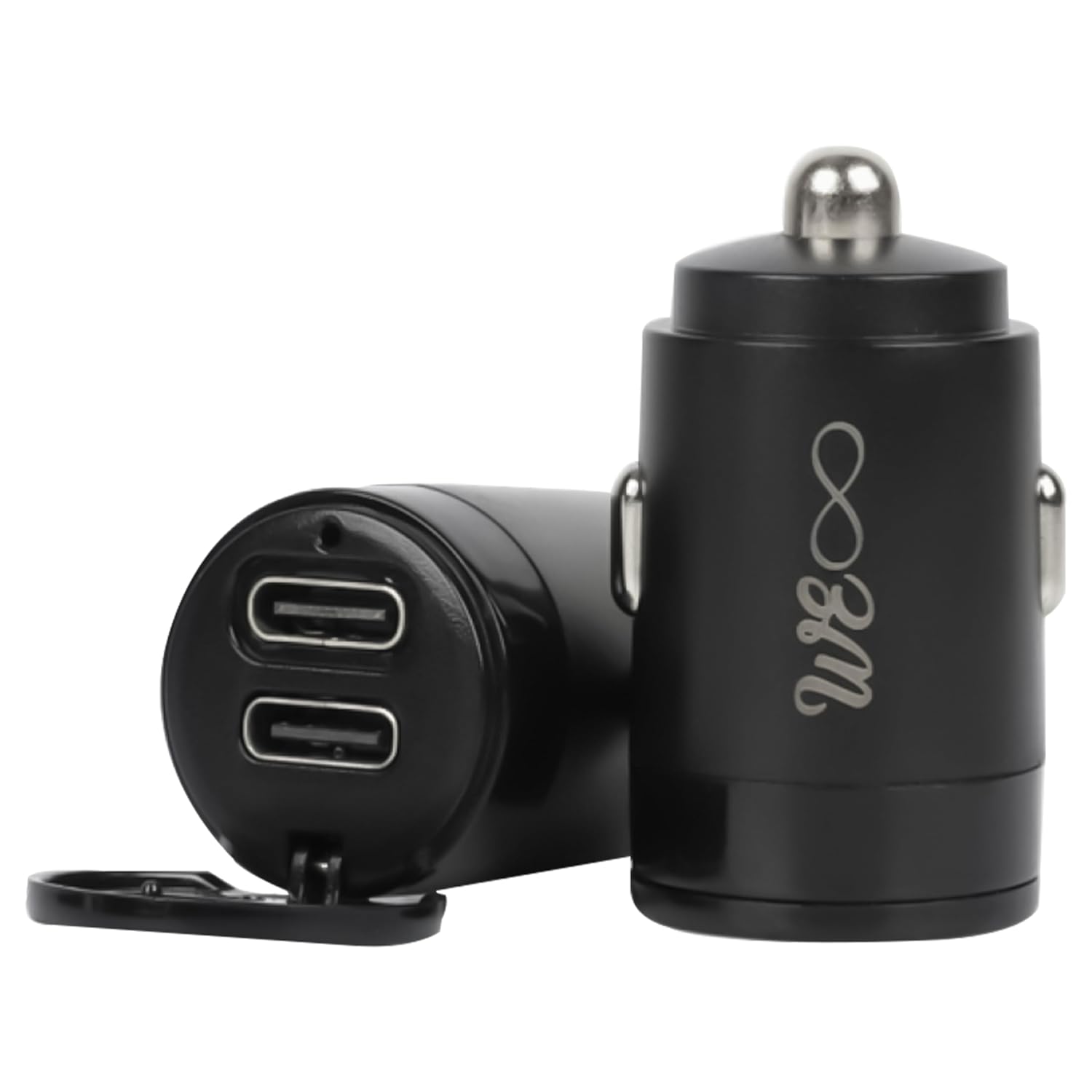 Walta Elite PANACHE 7 Car Charger with Type C to C Cable (65W/2 TYPE-C PORT), Car Charger with Dual Output, Super Fast Charging