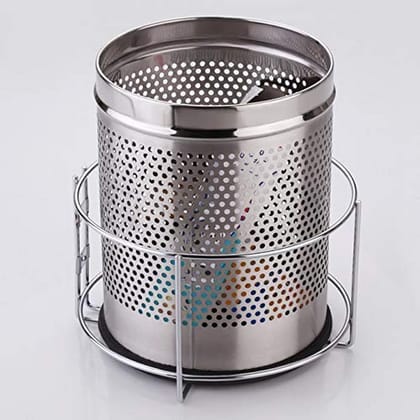 Home LaneStainless Steel Dustbin Holder for Kitchen, Bathroom, Home and Office - Cabinet and Door Mounted Bin Stand Without Drill, Open-Top, Dustbin Holder, Door Mounted (Pack of 1)