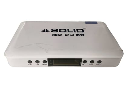 SOLID HDS2-6363 New HD MPEG-4 DVB-S2 Set-Top Box with PVR & Free wifi Dongle