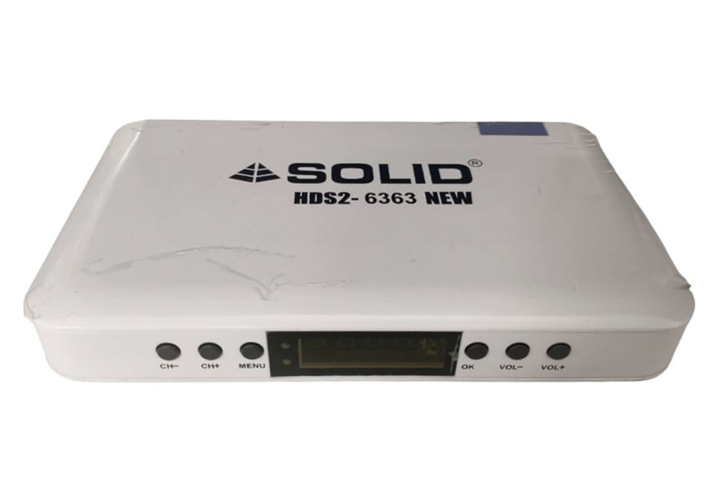 SOLID HDS2-6363 New HD MPEG-4 DVB-S2 Set-Top Box with PVR & Free wifi Dongle