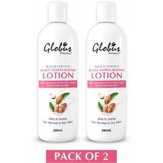 Globus Remedies Daily Moisturising Body Lotion 200 ml, Set of 2