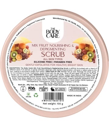 The Body Care Mix Fruit Nourishing & Depigmenting Scrub ( 100g)