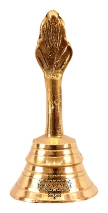 Pure Brass Sheshnag Design Pooja Bell, Spritiual & Pooja Purpose-1