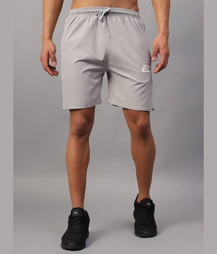 Frencho Grey Polyester Men's Shorts ( Pack of 1 )