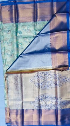 Elegant Embroidered Silk Saree