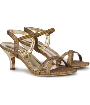 Ishransh - Silver Women's Sandal Heels