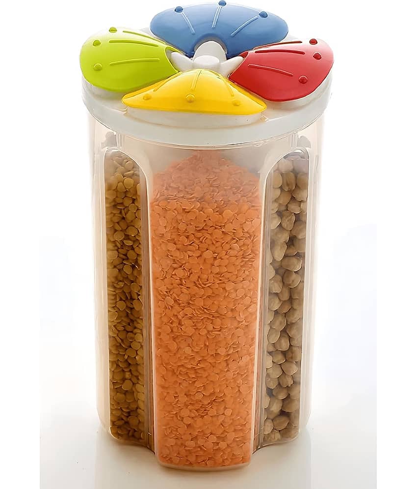 THRIFTKART Grocery Containers Plastic Transparent Multi-Purpose Container ( Set of 1 )