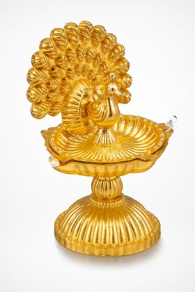 Golden Peacock LED Decorative Lamp 1 layer