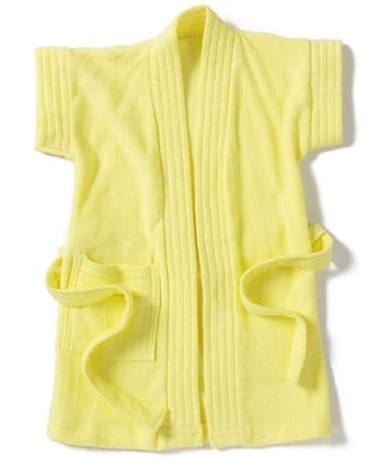 AURAPURO Terry Cotton Soft Dressing Gown Bath Robe for Baby Boys Girls