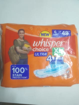 Whisper Choice xl Ultra 280 mm Soaking power 