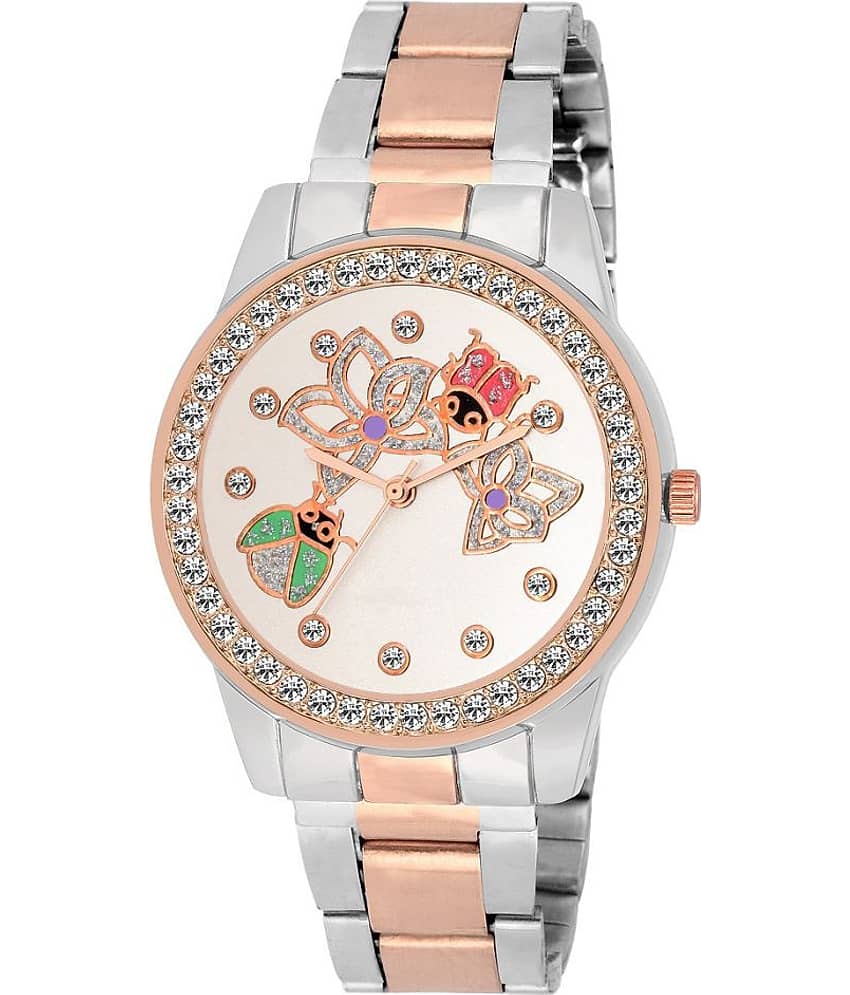 Cosmic - Multicolor Metal Analog Womens Watch