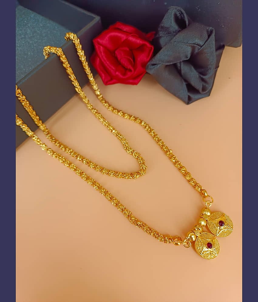 RANEM Golden Mangalsutra ( Pack of 1 )