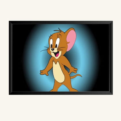NOKKES Tom And Jerry Photo Frame Wall Poster 8X12 In Printed Poster Photo Paper 300Gsm Photo Frame For Wall Decoration _12