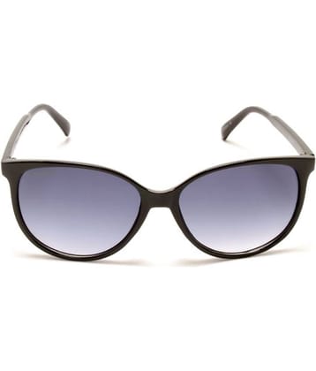 Roadies - Black Oval Sunglasses ( Pack of 1 )