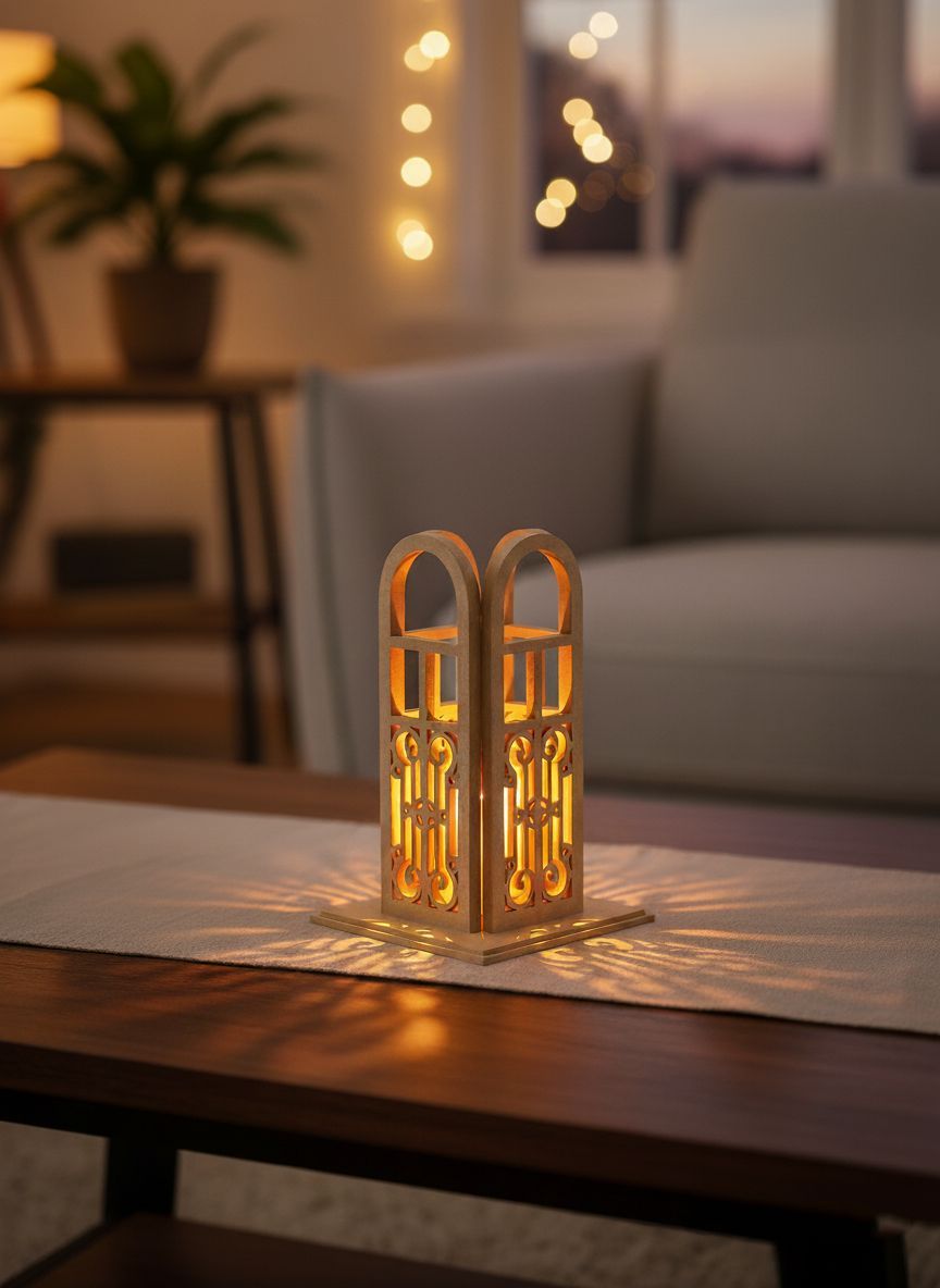 Dbeautify's MDF Carved Arch Lantern