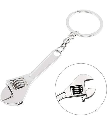 GLOWELL Silver Men's Regular Keychain ( Pack of 1 )
