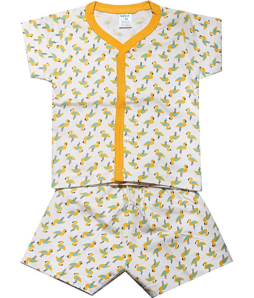 INFANT Unisex for Baby 100% Cotton T Shirts & Shorts ( Multi )