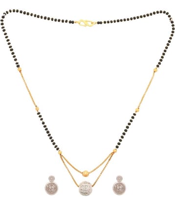 Pujvi Fashions Women pride Ad Single Ball Mangalsutra for womens