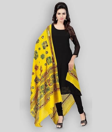 Raj Yellow Cotton Dupatta